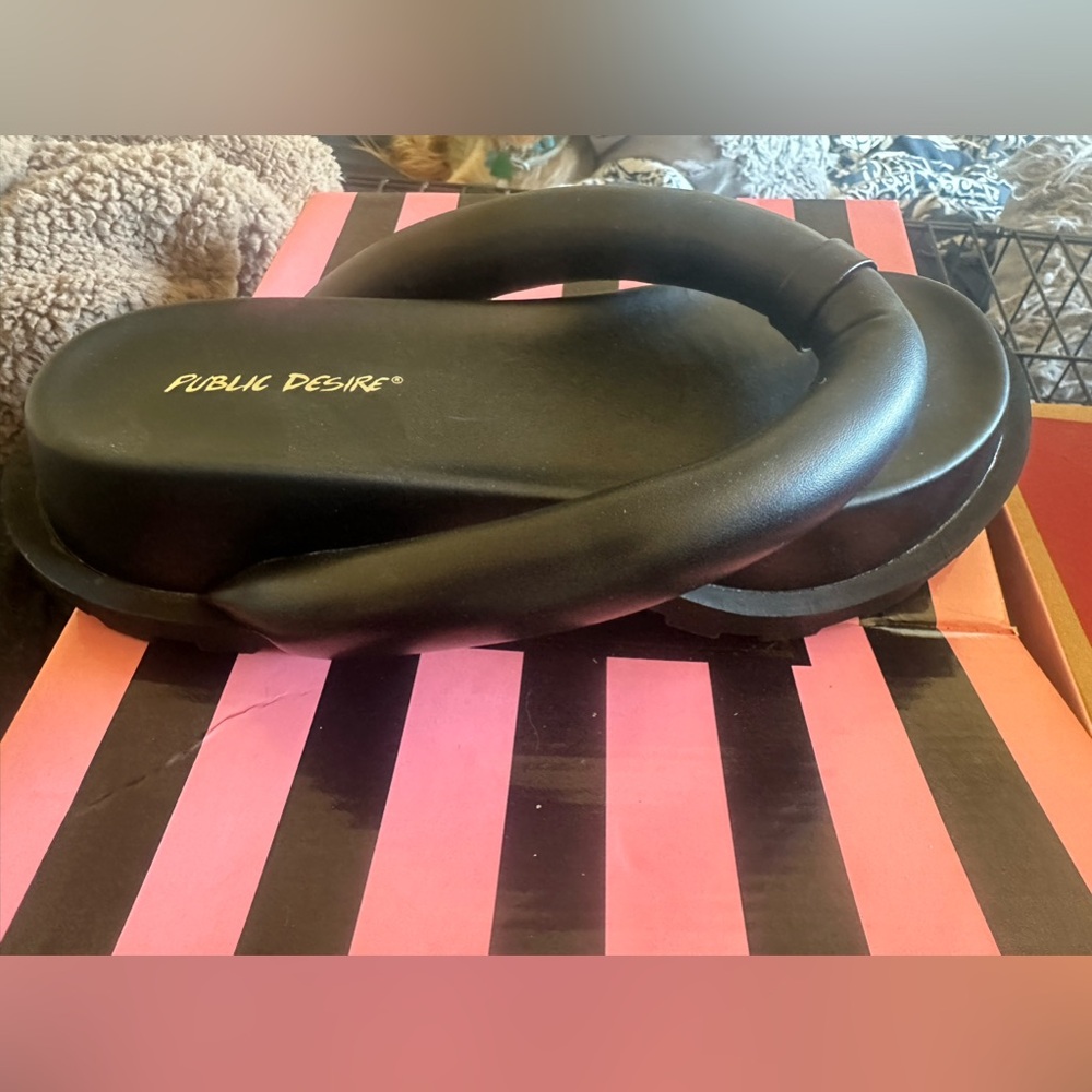 Public Desire sandals. Size 7 and never been worn. All black